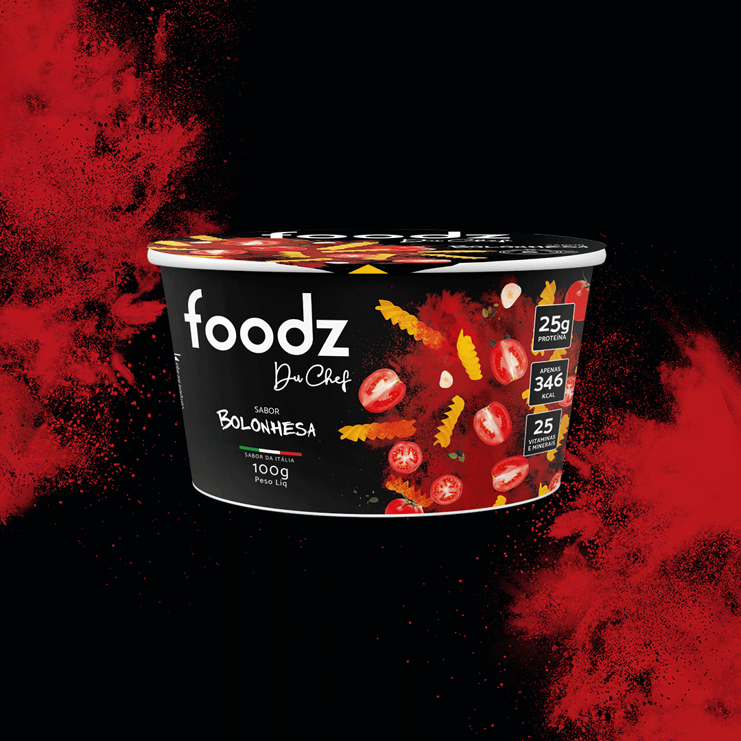 Foodz Du Chef Cup Alimentos Foodz Bolonhesa - R$26,24 por refeição 2 