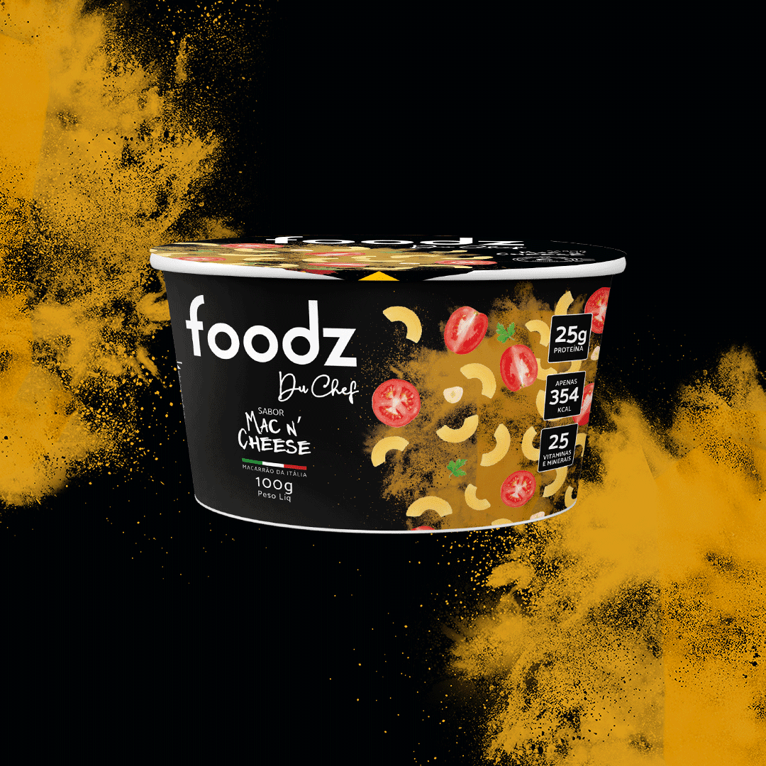 Foodz Du Chef Cup Alimentos Foodz Mac n' Cheese - R$26,24 por refeição 